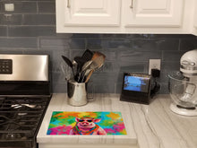 Load image into Gallery viewer, Hippie Animal Pig Glass Cutting Boards – Durable, Decorative Kitchen Art