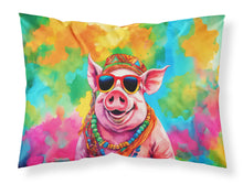 Load image into Gallery viewer, Hippie Animal Pig Standard Pillowcase – Artistic Decorative Front, White Back