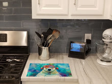 Load image into Gallery viewer, Hippie Animal Polar Bear Glass Cutting Boards – Durable, Decorative Kitchen Art