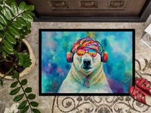 Load image into Gallery viewer, Hippie Animal Polar Bear Doormat - 18X27 Indoor / Outdoor Rug | Made in USA
