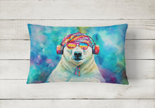 Load image into Gallery viewer, Hippie Animal Polar Bear Throw Pillow