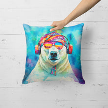 Load image into Gallery viewer, Hippie Animal Polar Bear Throw Pillow