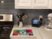 Load image into Gallery viewer, Hippie Animal Polar Bear Glass Cutting Boards – Durable, Decorative Kitchen Art