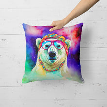 Load image into Gallery viewer, Hippie Animal Polar Bear Throw Pillow