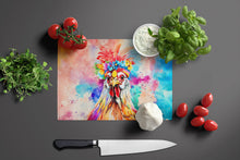 Load image into Gallery viewer, Hippie Animal Polish Poland Rooster Glass Cutting Boards – Durable, Decorative Kitchen Art