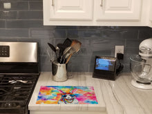 Load image into Gallery viewer, Hippie Animal Rabbit Glass Cutting Boards – Durable, Decorative Kitchen Art