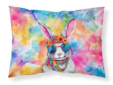 Load image into Gallery viewer, Hippie Animal Rabbit Standard Pillowcase – Artistic Decorative Front, White Back