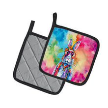 Load image into Gallery viewer, Hippie Animal Rabbit Pot Holders - Set of 2 Decorative Kitchen Helpers | Made in the USA