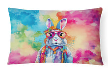 Load image into Gallery viewer, Hippie Animal Rabbit Throw Pillow