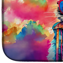 Load image into Gallery viewer, Hippie Animal Raccoon Dish Drying Mat