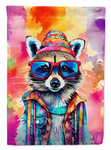 Load image into Gallery viewer, Raccoon Garden Flag - Hippie Aniimals - Animal-Themed Yard Decor