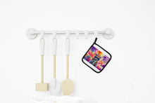 Load image into Gallery viewer, Hippie Animal Raccoon Pot Holders - Set of 2 Decorative Kitchen Helpers | Made in the USA