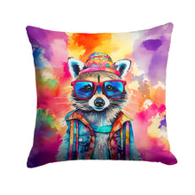 Load image into Gallery viewer, Hippie Animal Raccoon Throw Pillow - 14x14 Decorative Pillow – Art for Your Home &amp; Patio