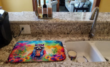 Load image into Gallery viewer, Hippie Animal Raccoon Dish Drying Mat