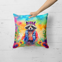 Load image into Gallery viewer, Hippie Animal Raccoon Throw Pillow