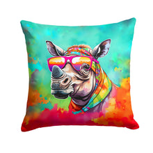 Load image into Gallery viewer, Hippie Animal Rhinoceros Throw Pillow