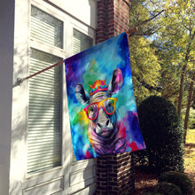 Load image into Gallery viewer, Hippie Animal Rhinoceros House Flag