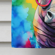 Load image into Gallery viewer, Hippie Animal Rhinoceros House Flag