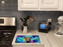 Load image into Gallery viewer, Hippie Animal Rhinoceros Glass Cutting Boards – Durable, Decorative Kitchen Art