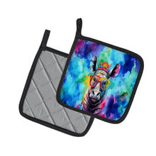 Load image into Gallery viewer, Hippie Animal Rhinoceros Pot Holders - Set of 2 Decorative Kitchen Helpers | Made in the USA