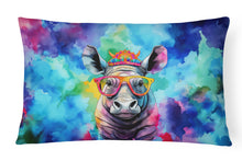 Load image into Gallery viewer, Hippie Animal Rhinoceros Throw Pillow