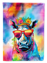 Load image into Gallery viewer, Hippie Animal Rhinoceros House Flag