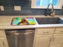Load image into Gallery viewer, Hippie Animal Rooster Dish Drying Mat