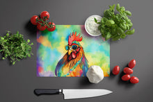 Load image into Gallery viewer, Hippie Animal Rooster Glass Cutting Boards – Durable, Decorative Kitchen Art