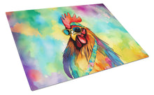 Load image into Gallery viewer, Hippie Animal Rooster Glass Cutting Boards – Durable, Decorative Kitchen Art