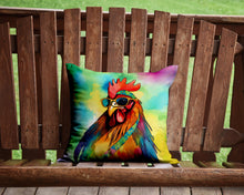 Load image into Gallery viewer, Hippie Animal Rooster Throw Pillow - 14x14 Decorative Pillow – Art for Your Home &amp; Patio