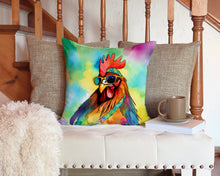 Load image into Gallery viewer, Hippie Animal Rooster Throw Pillow - 14x14 Decorative Pillow – Art for Your Home &amp; Patio