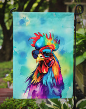 Load image into Gallery viewer, Rooster Garden Flag - Hippie Aniimals - Animal-Themed Yard Decor