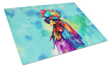Load image into Gallery viewer, Hippie Animal Rooster Glass Cutting Boards – Durable, Decorative Kitchen Art