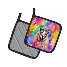 Load image into Gallery viewer, Hippie Animal Sheep Pot Holders - Set of 2 Decorative Kitchen Helpers | Made in the USA