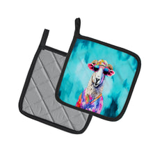 Load image into Gallery viewer, Hippie Animal Sheep Pot Holders - Set of 2 Decorative Kitchen Helpers | Made in the USA