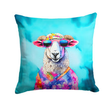 Load image into Gallery viewer, Hippie Animal Sheep Throw Pillow - 14x14 Decorative Pillow – Art for Your Home &amp; Patio