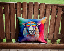 Load image into Gallery viewer, Hippie Animal Sheep Throw Pillow - 14x14 Decorative Pillow – Art for Your Home &amp; Patio