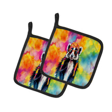Load image into Gallery viewer, Hippie Animal Skunk Pot Holders - Set of 2 Decorative Kitchen Helpers | Made in the USA
