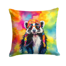 Load image into Gallery viewer, Hippie Animal Skunk Throw Pillow - 14x14 Decorative Pillow – Art for Your Home &amp; Patio