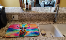 Load image into Gallery viewer, Hippie Animal Stag Deer Dish Drying Mat