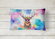 Load image into Gallery viewer, Hippie Animal Stag Deer Throw Pillow