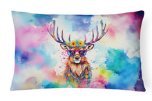 Load image into Gallery viewer, Hippie Animal Stag Deer Throw Pillow