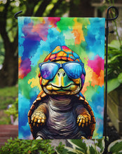 Load image into Gallery viewer, Tortoise Turtle Garden Flag - Hippie Aniimals - Animal-Themed Yard Decor