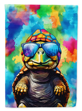 Load image into Gallery viewer, Tortoise Turtle Garden Flag - Hippie Aniimals - Animal-Themed Yard Decor