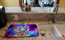 Load image into Gallery viewer, Hippie Animal White Tiger Dish Drying Mat