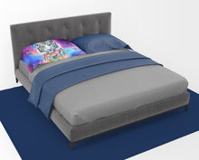 Load image into Gallery viewer, Hippie Animal White Tiger Standard Pillowcase – Artistic Decorative Front, White Back