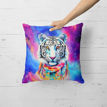 Load image into Gallery viewer, Hippie Animal White Tiger Throw Pillow