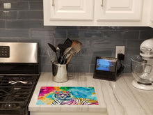 Load image into Gallery viewer, Hippie Animal White Tiger Glass Cutting Boards – Durable, Decorative Kitchen Art