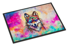 Load image into Gallery viewer, Hippie Animal Wolf Doormat-24x36 Indoor / Outdoor Rug | Made in USA