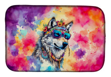 Load image into Gallery viewer, Hippie Animal Wolf Dish Drying Mat